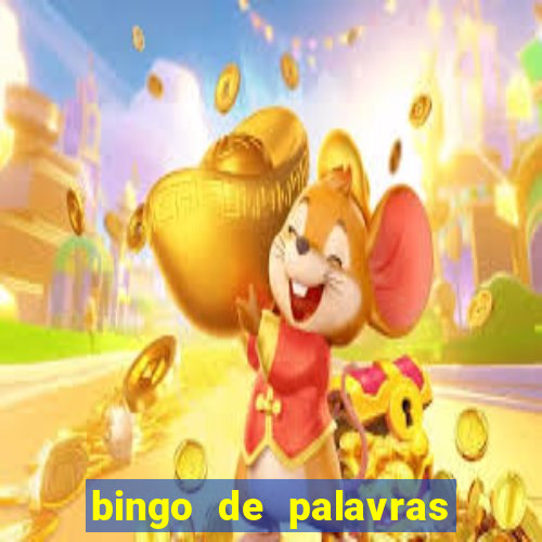 bingo de palavras cha de bebe