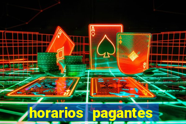 horarios pagantes slots pg