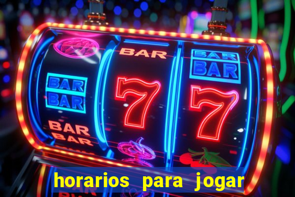 horarios para jogar fortune mouse