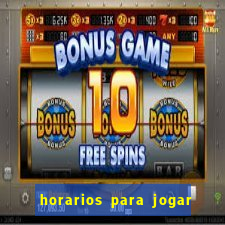 horarios para jogar fortune mouse