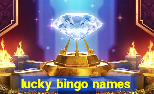 lucky bingo names