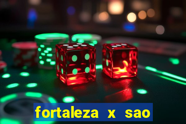 fortaleza x sao paulo palpite