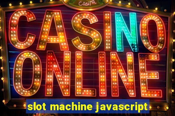 slot machine javascript