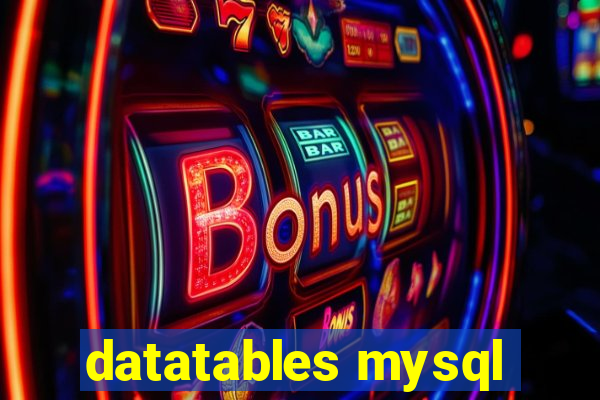 datatables mysql