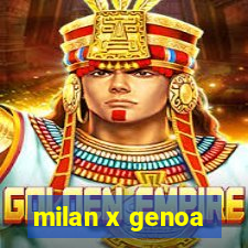 milan x genoa