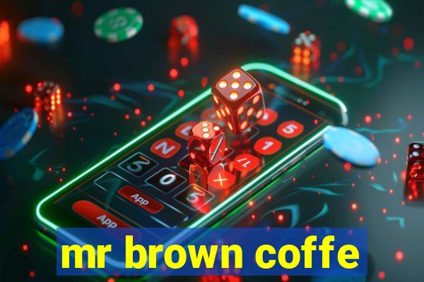 mr brown coffe