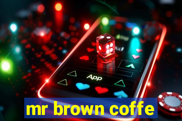 mr brown coffe