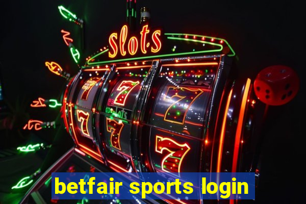 betfair sports login