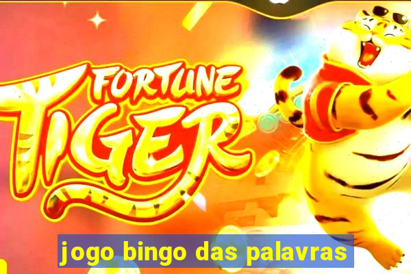 jogo bingo das palavras