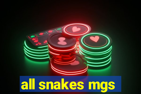 all snakes mgs