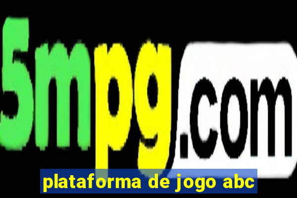 plataforma de jogo abc