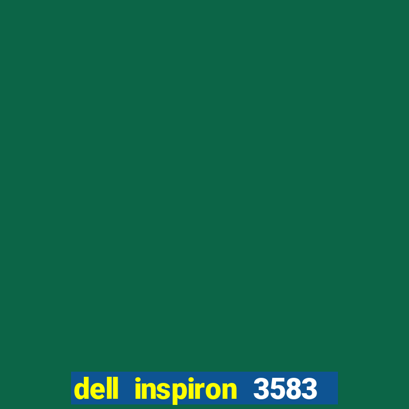 dell inspiron 3583 ssd slot