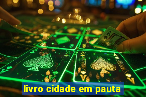 livro cidade em pauta