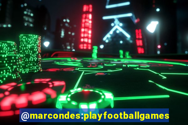 @marcondes:playfootballgames bingo football