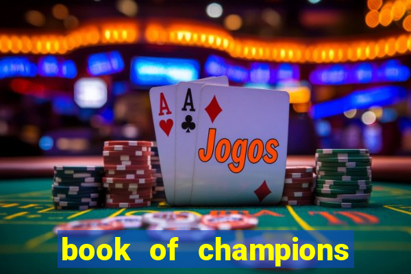 book of champions world glory slot free play