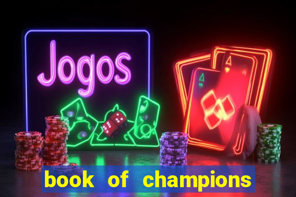 book of champions world glory slot free play