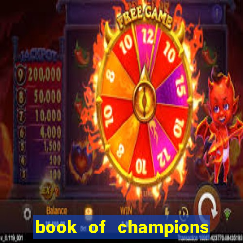 book of champions world glory slot free play