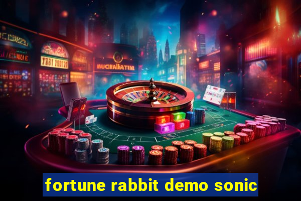 fortune rabbit demo sonic