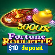 $10 deposit australian casino