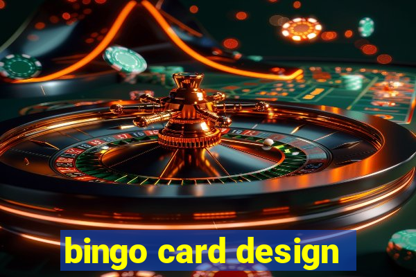 bingo card design