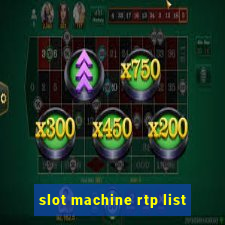 slot machine rtp list