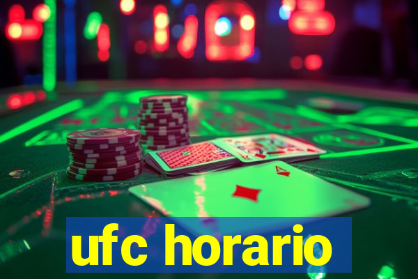 ufc horario