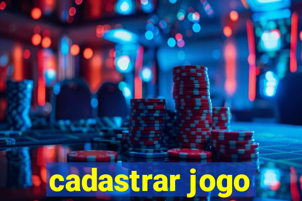 cadastrar jogo