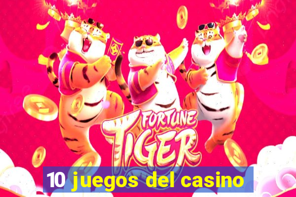 10 juegos del casino