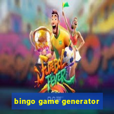 bingo game generator