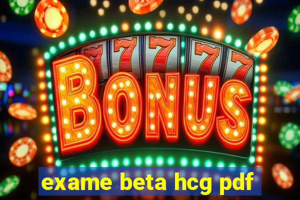 exame beta hcg pdf