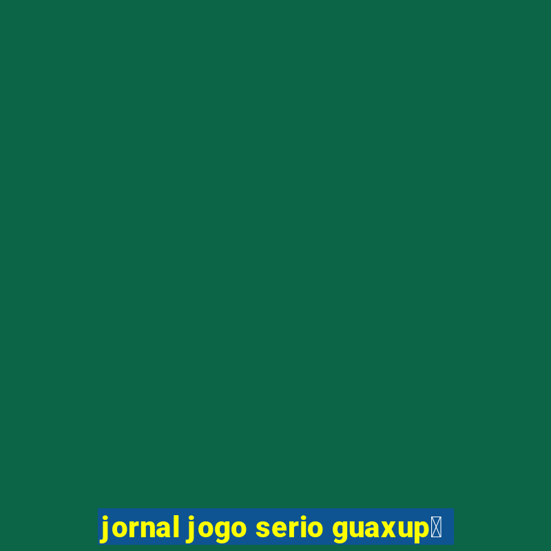 jornal jogo serio guaxup茅