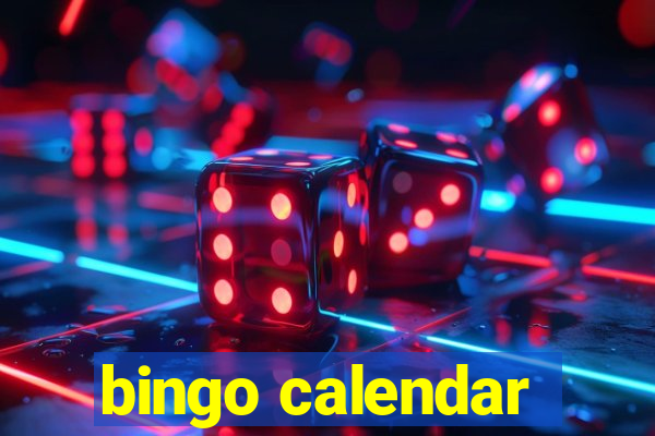 bingo calendar