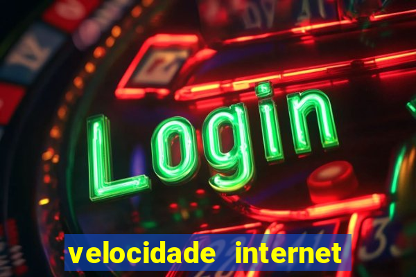 velocidade internet para jogar online