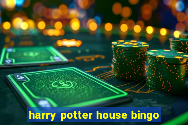 harry potter house bingo