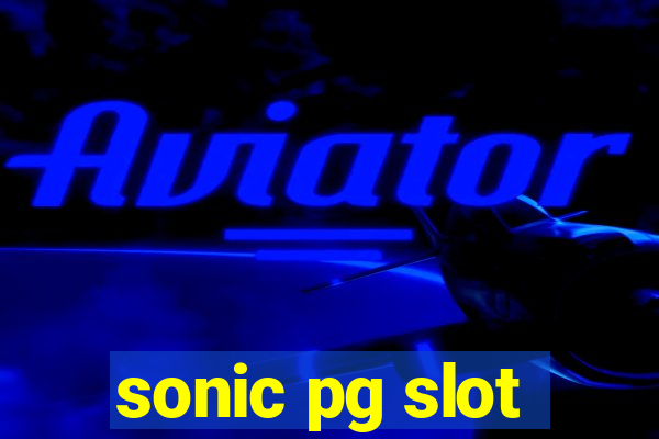 sonic pg slot