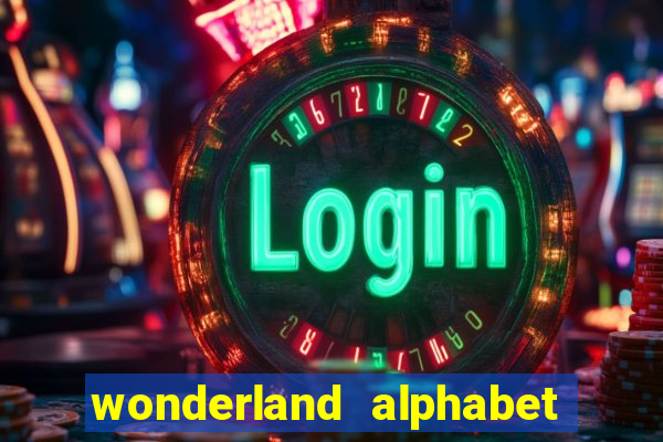 wonderland alphabet comic studio