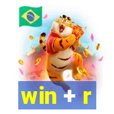 win + r