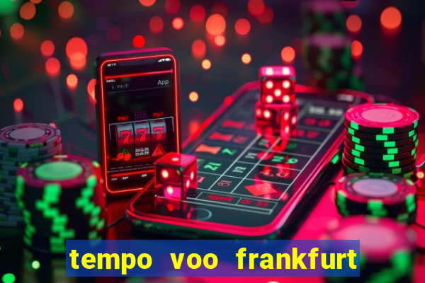 tempo voo frankfurt sao paulo