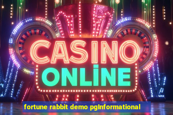 fortune rabbit demo pgInformational