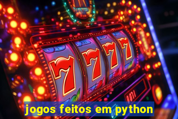 jogos feitos em python