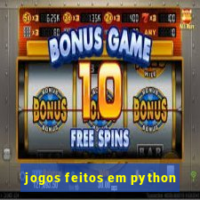 jogos feitos em python