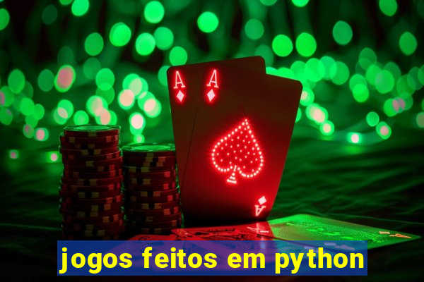 jogos feitos em python