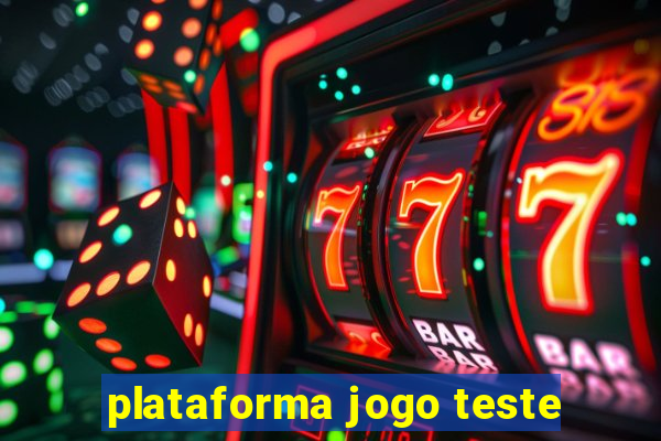 plataforma jogo teste