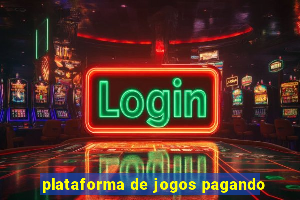 plataforma de jogos pagando