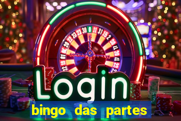 bingo das partes do corpo