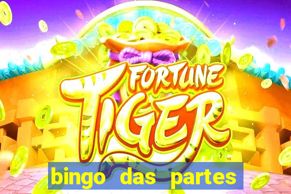 bingo das partes do corpo