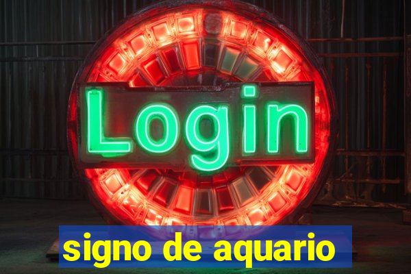 signo de aquario