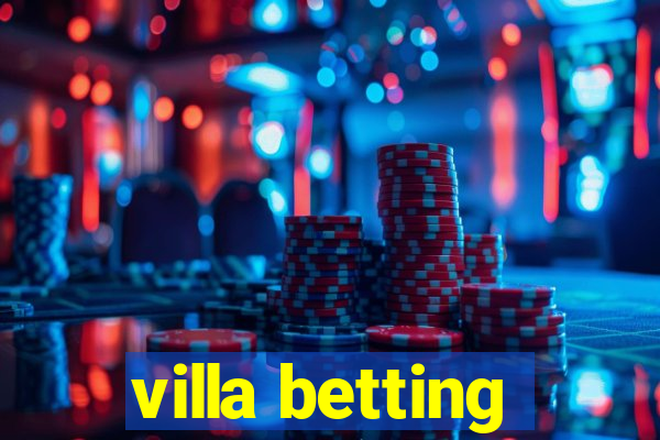 villa betting