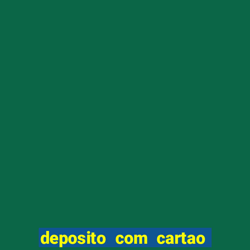 deposito com cartao de debito