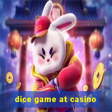 dice game at casino